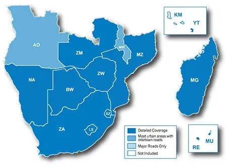 Garmin City Navigator Southern Africa NT-On DVD